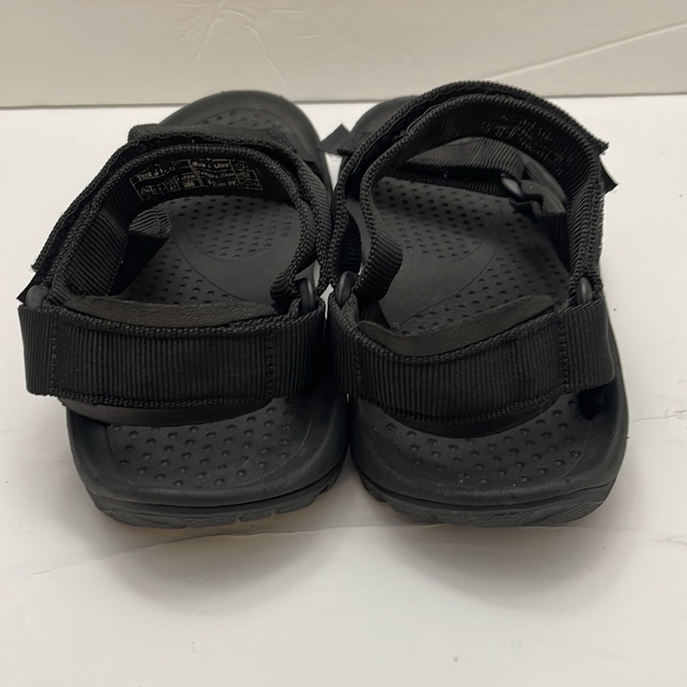 Teva Mens Hurricane 3 Athletic Sandals Black Hook and Loop - Picture 3 of 5